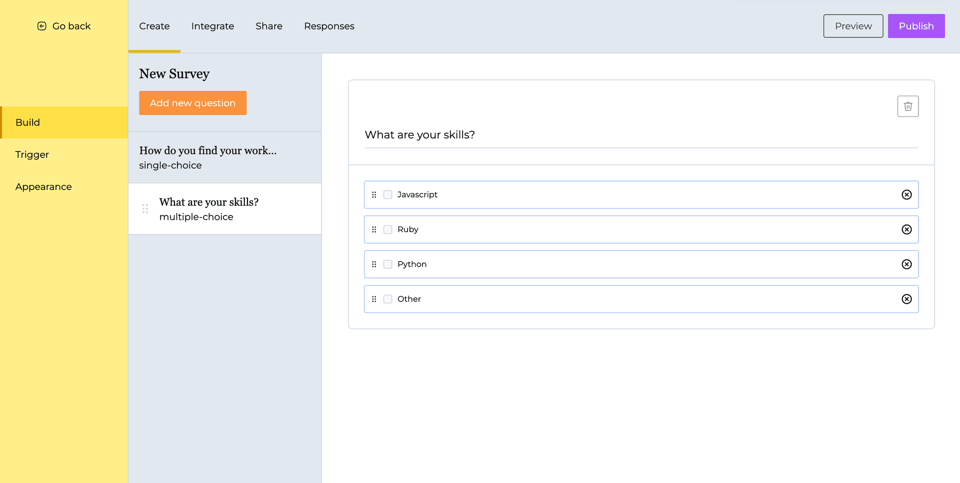 Image of SurveyFly dashboard